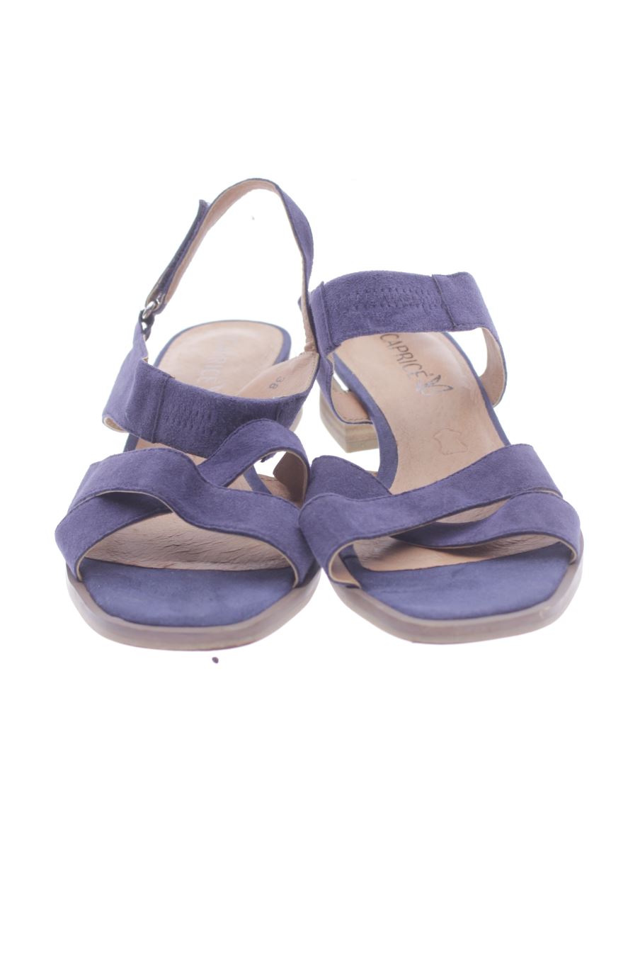 Sandalias planas de Caprice de la talla 38, de color azul marino de