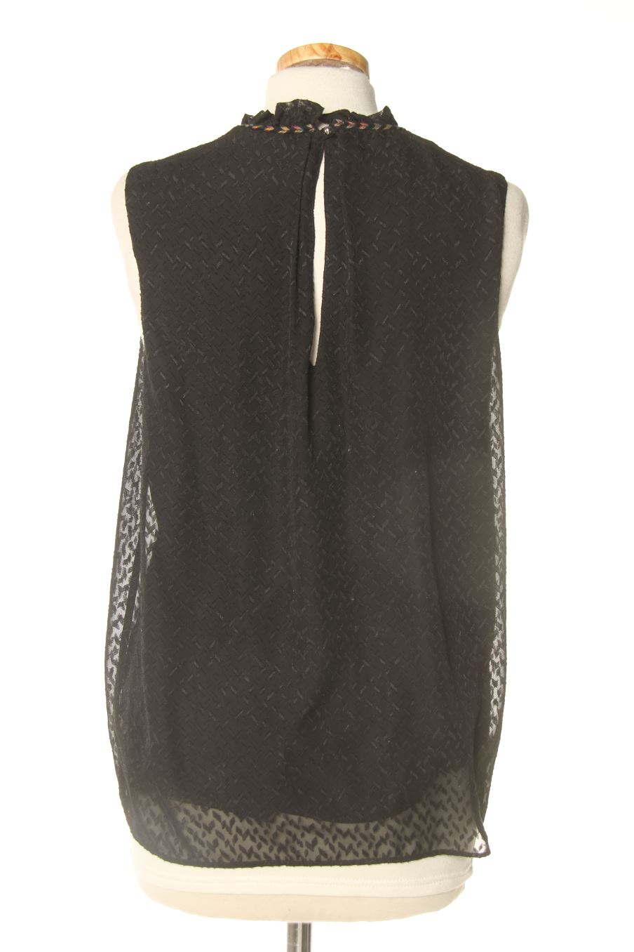 Blouse à manches courtes Ikks de la taille 40, de couleur noir