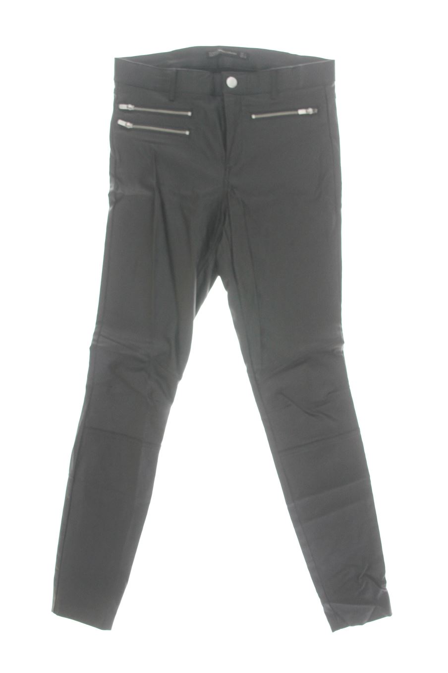 Jeans Trafaluc de la taille L, de couleur noir de denim
