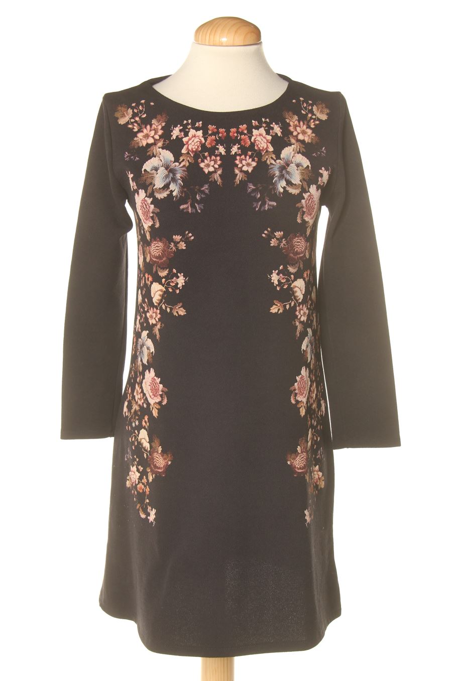 Robe casual Springfield de la taille S, de couleur fleurs