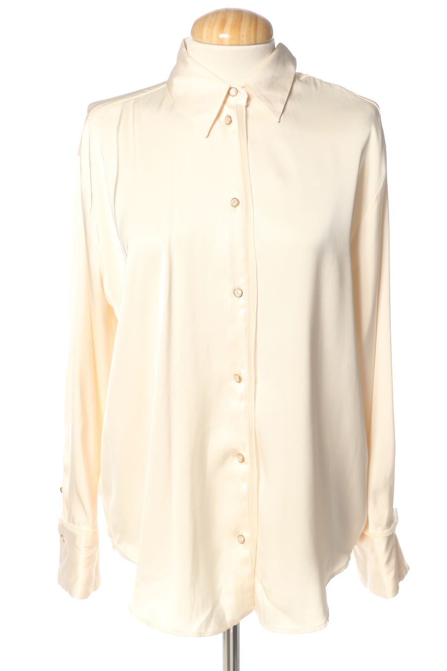 Chemise Zara de la taille S, de couleur beige