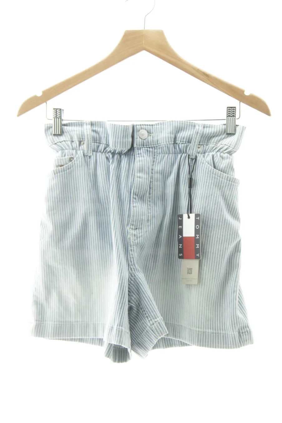 Kurze Hose von Tommy Jeans Größe 36, Farbe Gestreift, aus Jeanskleidung für