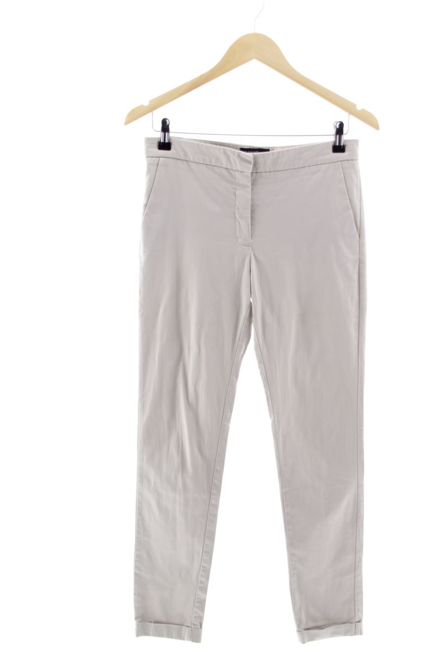 Pantalon Mango de la taille 36, de couleur beige