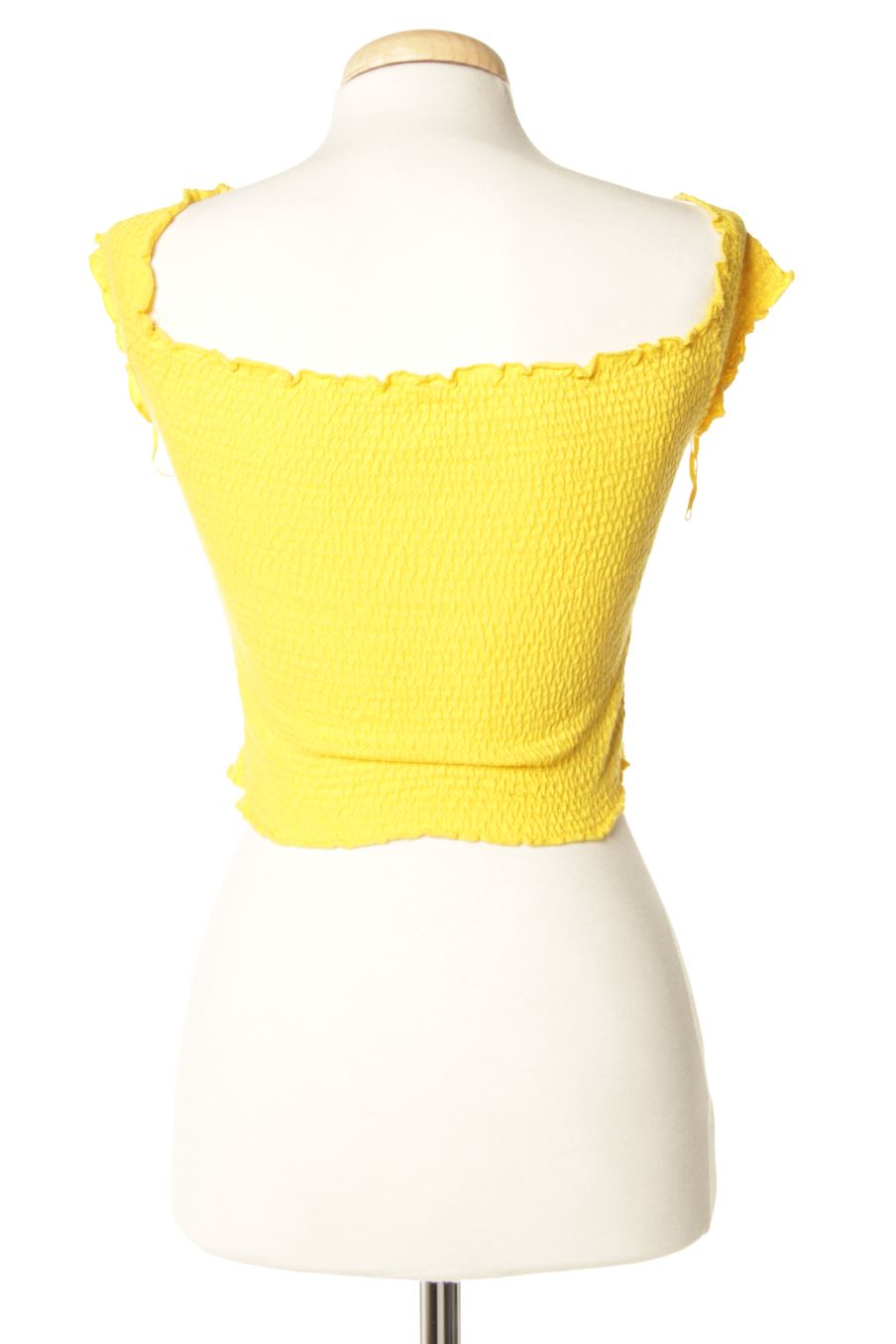 Top Stradivarius de la taille S, de couleur jaune