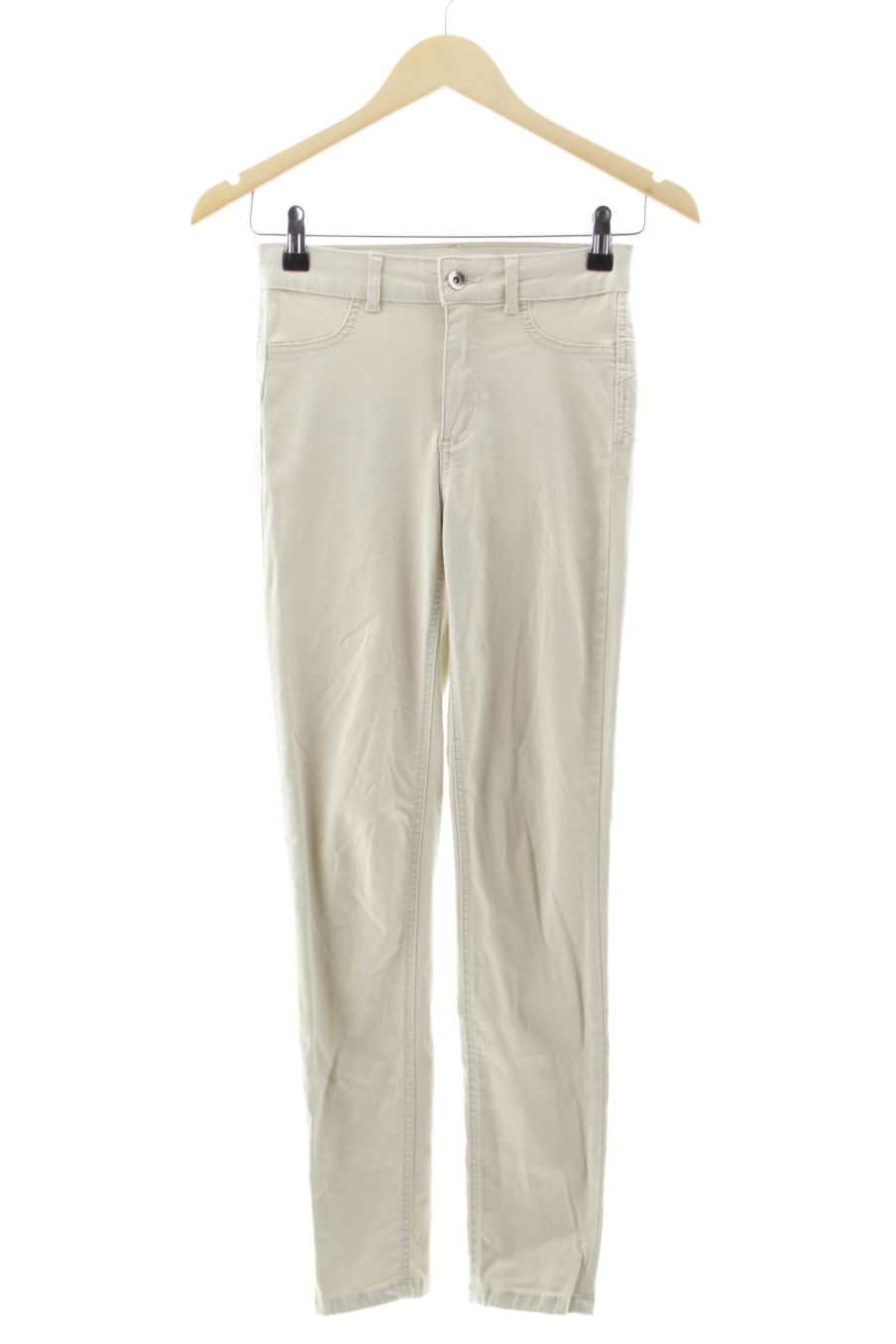 Jeans Calzedonia de la taille XS, de couleur beige de denim