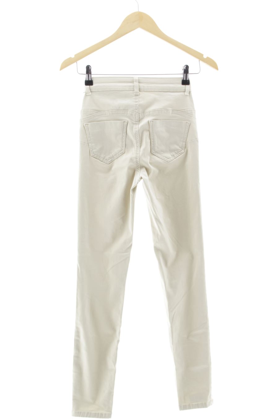 Jeans Calzedonia de la taille XS, de couleur beige de denim