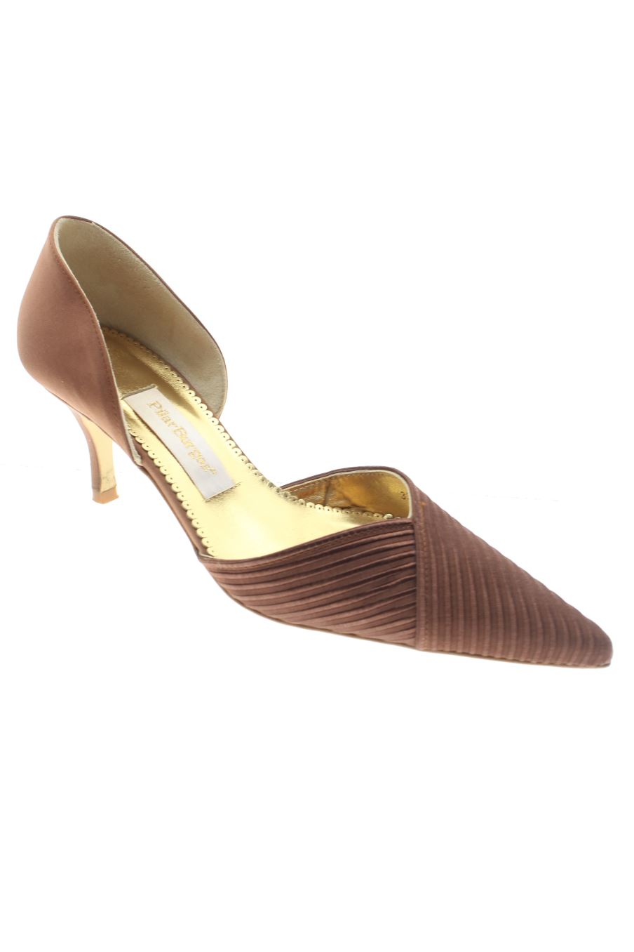 Zapatos de tacon de Pilar Burgos de la talla 36, de color marrón de