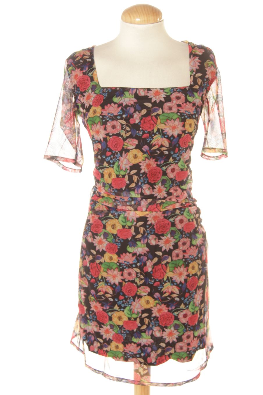 Robe casual Desigual de la taille M, de couleur fleurs