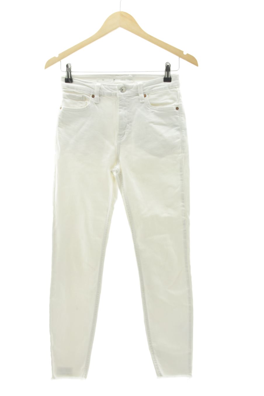 Jeans Mango de la taille 36, de couleur blanc de denim