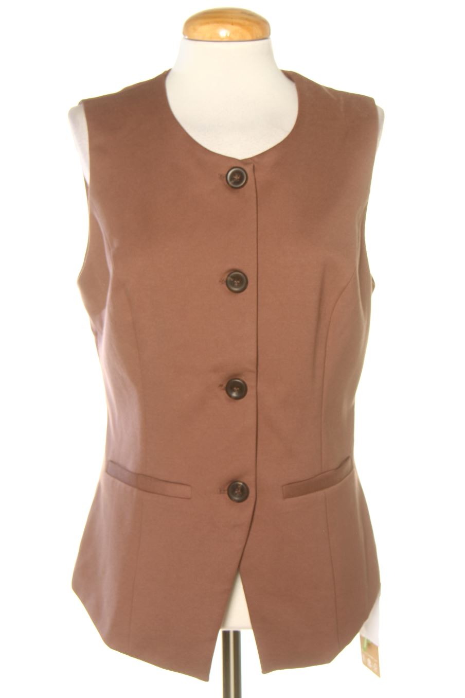Boléro sans manches OGL de la taille M, de couleur marron