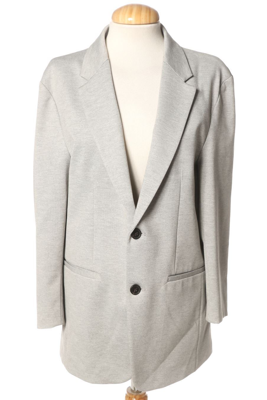 Blazer de Zara de la talla M, de color gris