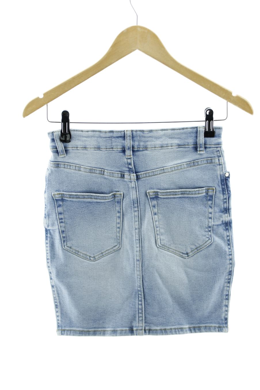 Jupe Amisu de la taille XXS, de couleur bleu de denim