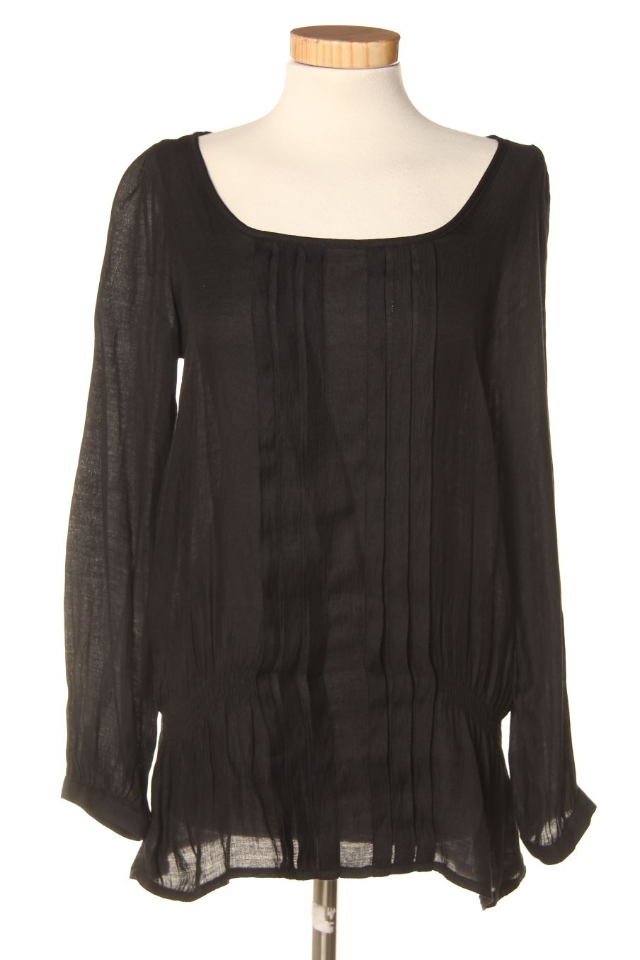 Blouse à manches longues Zara de la taille S, de couleur noir