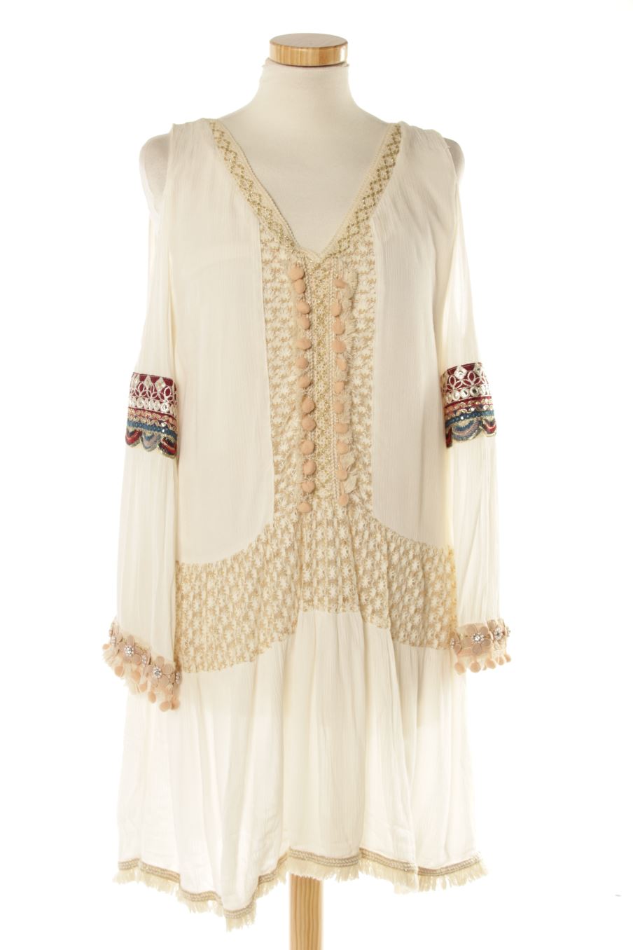 Einfaches Kleid von Nekane Größe M, Farbe Beige, für