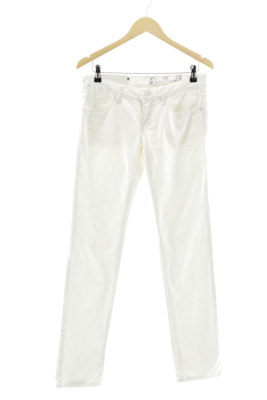 Jeans de Stradivarius de la talla 38, de color bianco