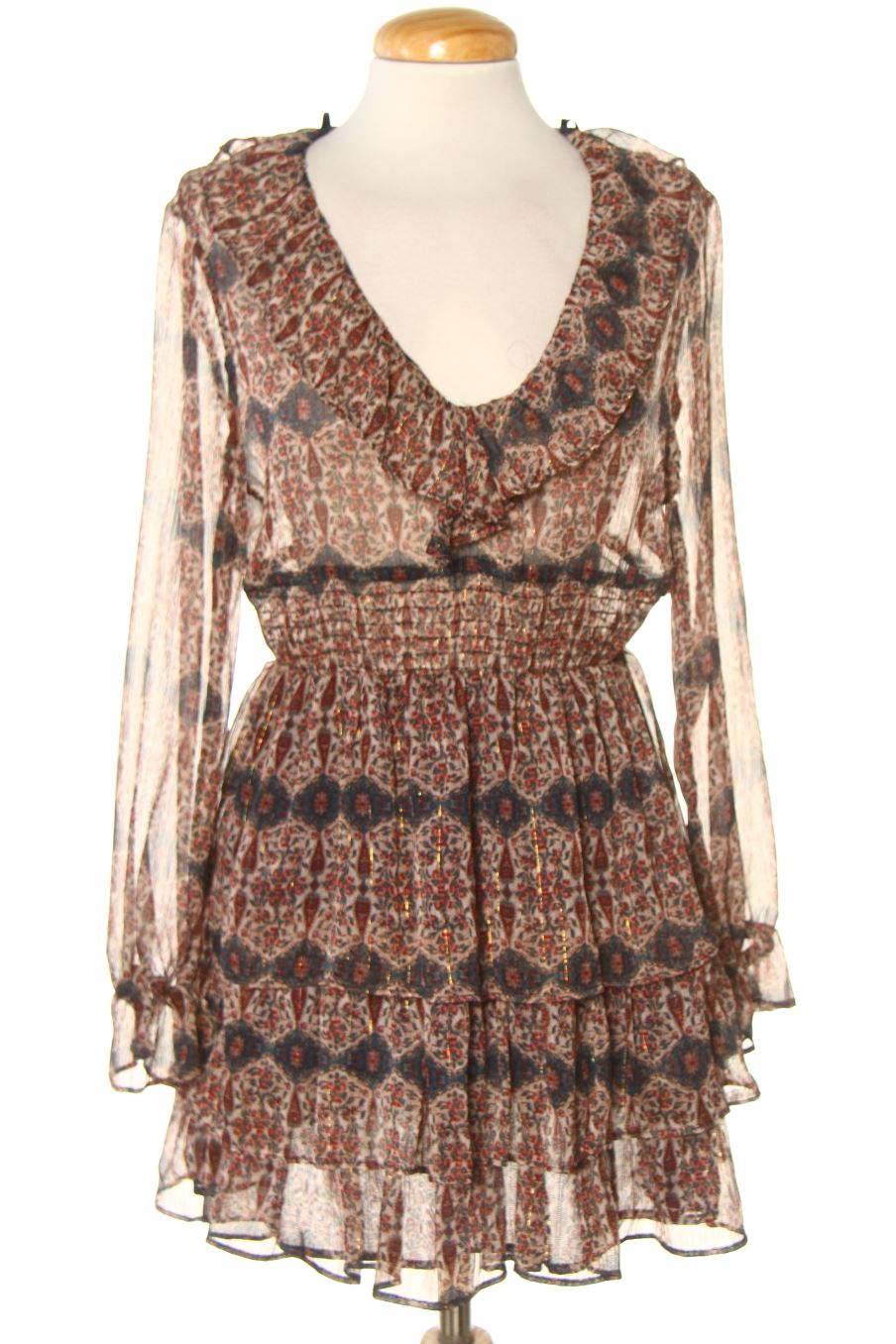 Vestito casual de Zara de la talla XS, de color stampato
