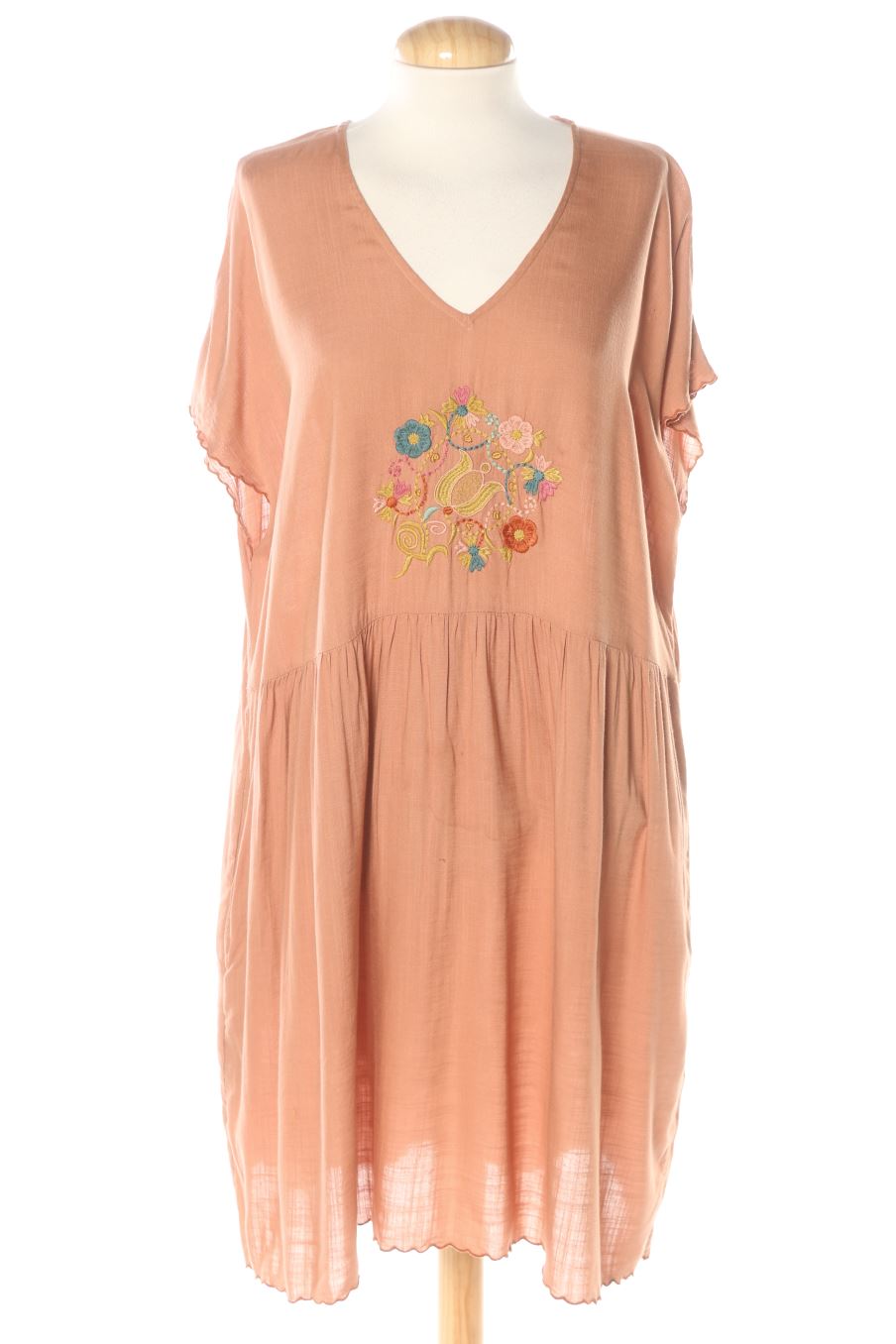 Robe casual Indi & Cold de la taille XL, de couleur orange