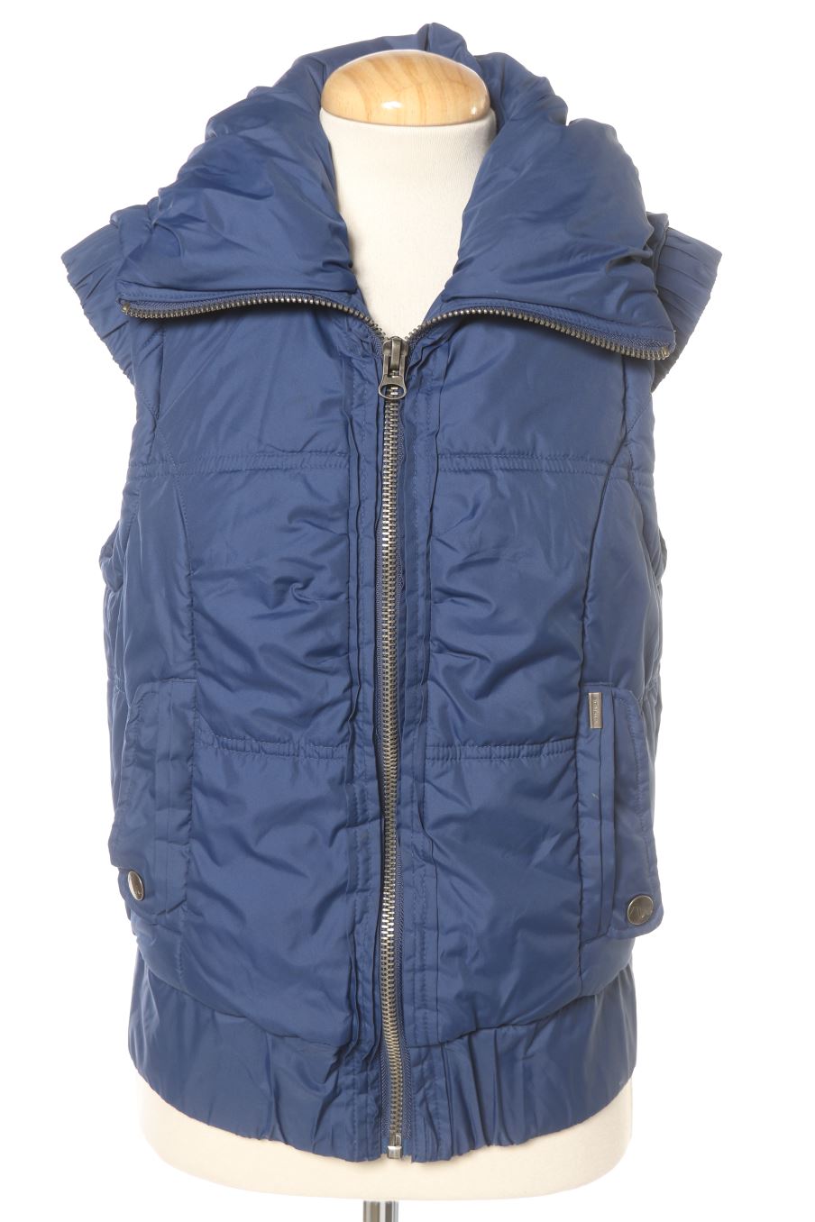 Veste sans manches Naf Naf de la taille M, de couleur bleu