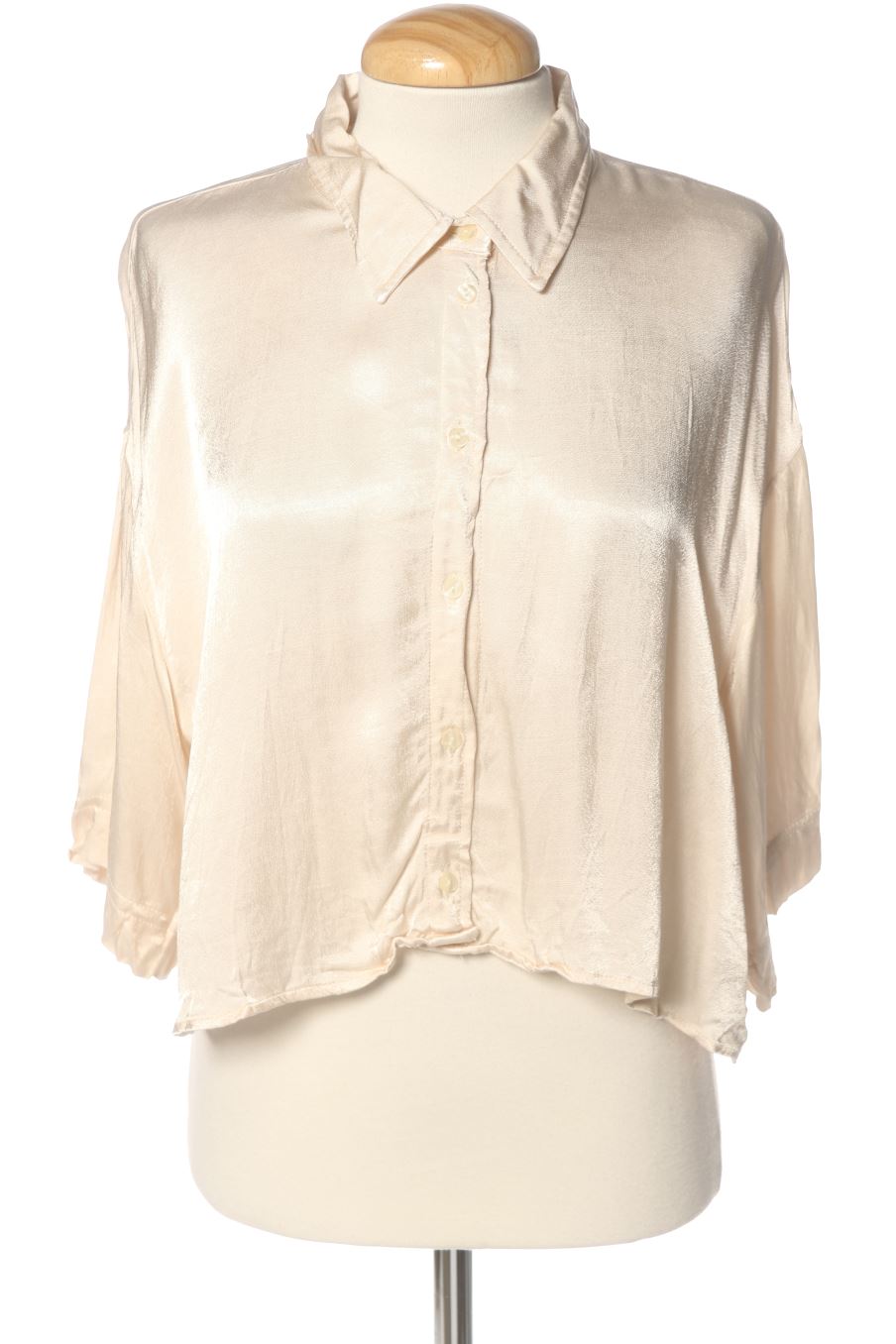 Chemise Zara de la taille S, de couleur beige