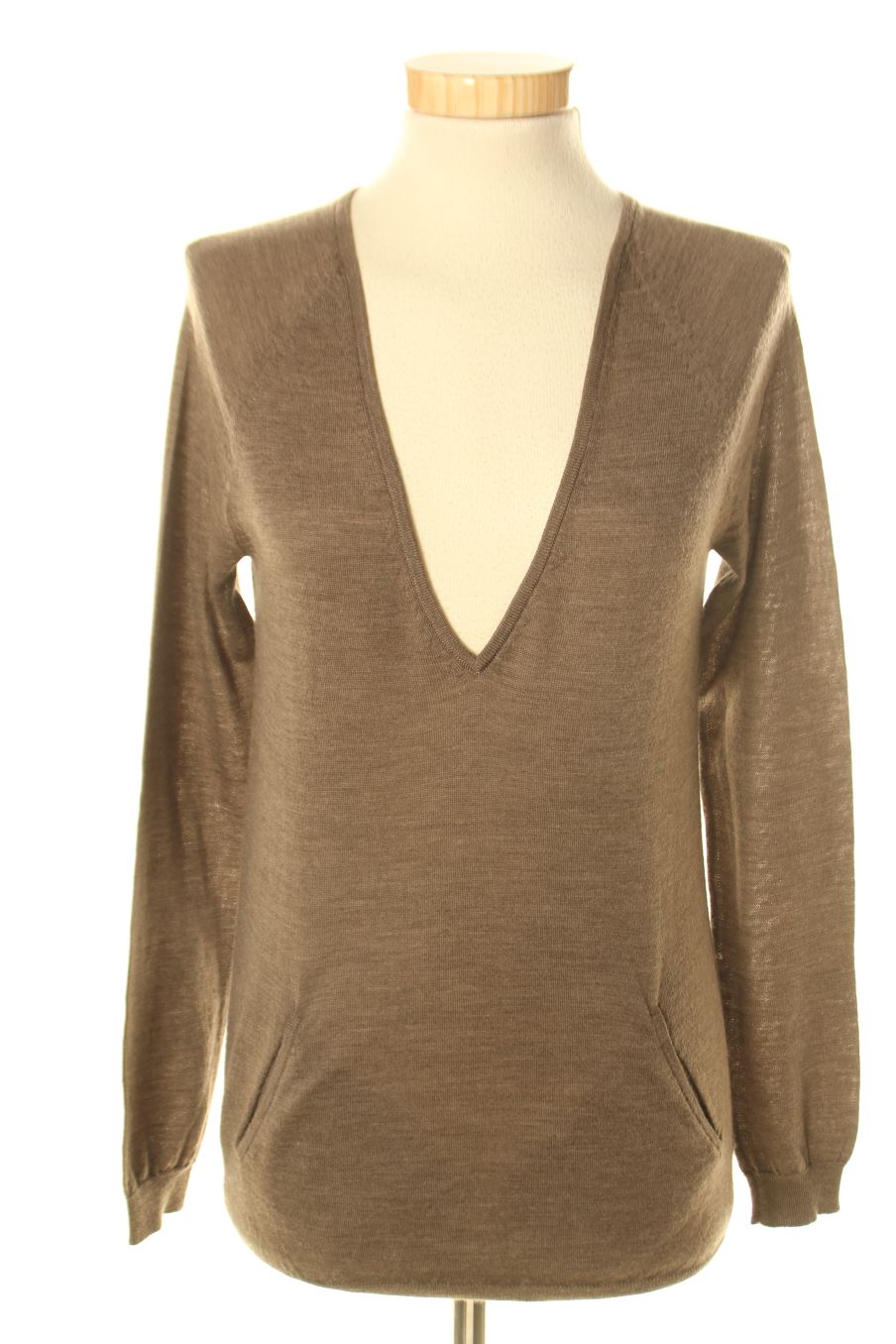 Jersey de Massimo Dutti de la talla S, de color marrón