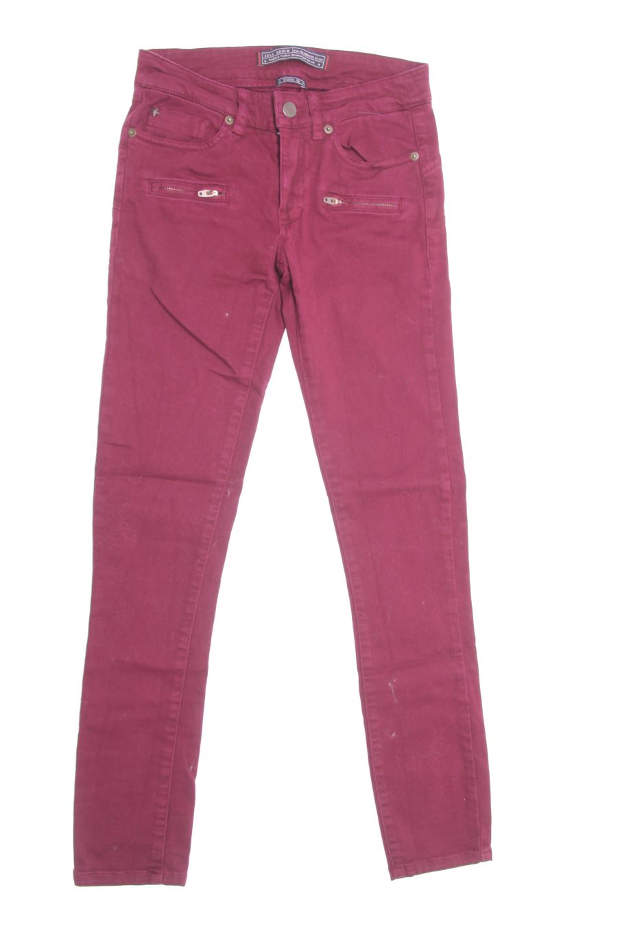 Jeans Ikks de la taille 34, de couleur bordeaux de denim