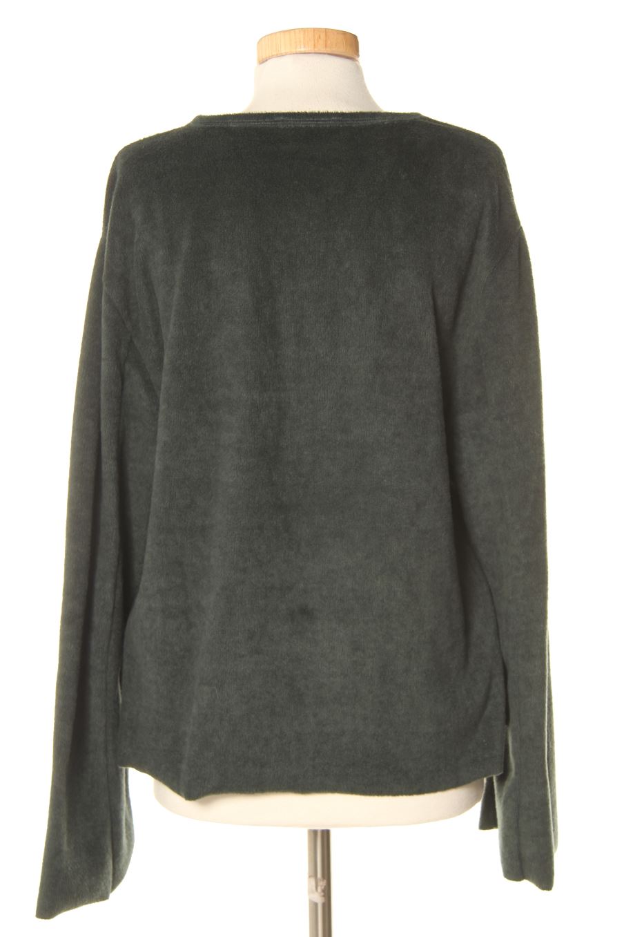 Sudadera de Trf (ZARA) de la talla M, de color verde