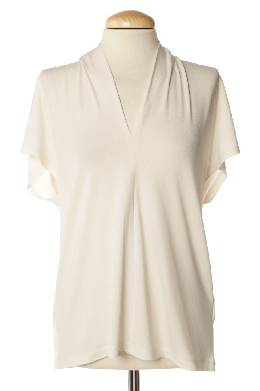 Blouse à manches courtes H&M de la taille M, de couleur blanc