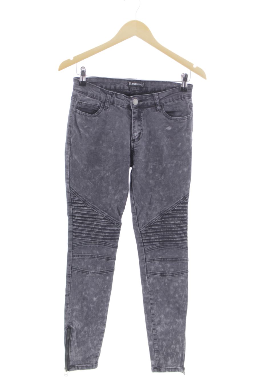 Jeans von FB sister Größe XS, Farbe Grau, aus Jeanskleidung für