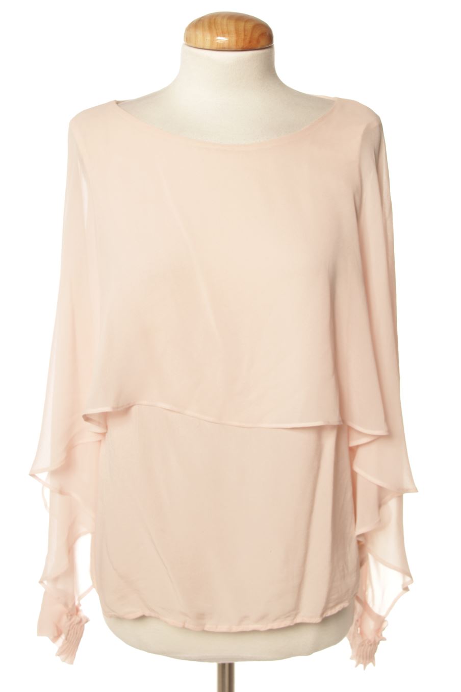 Langärmelige Bluse von Zara Größe XS, Farbe Rosa, für