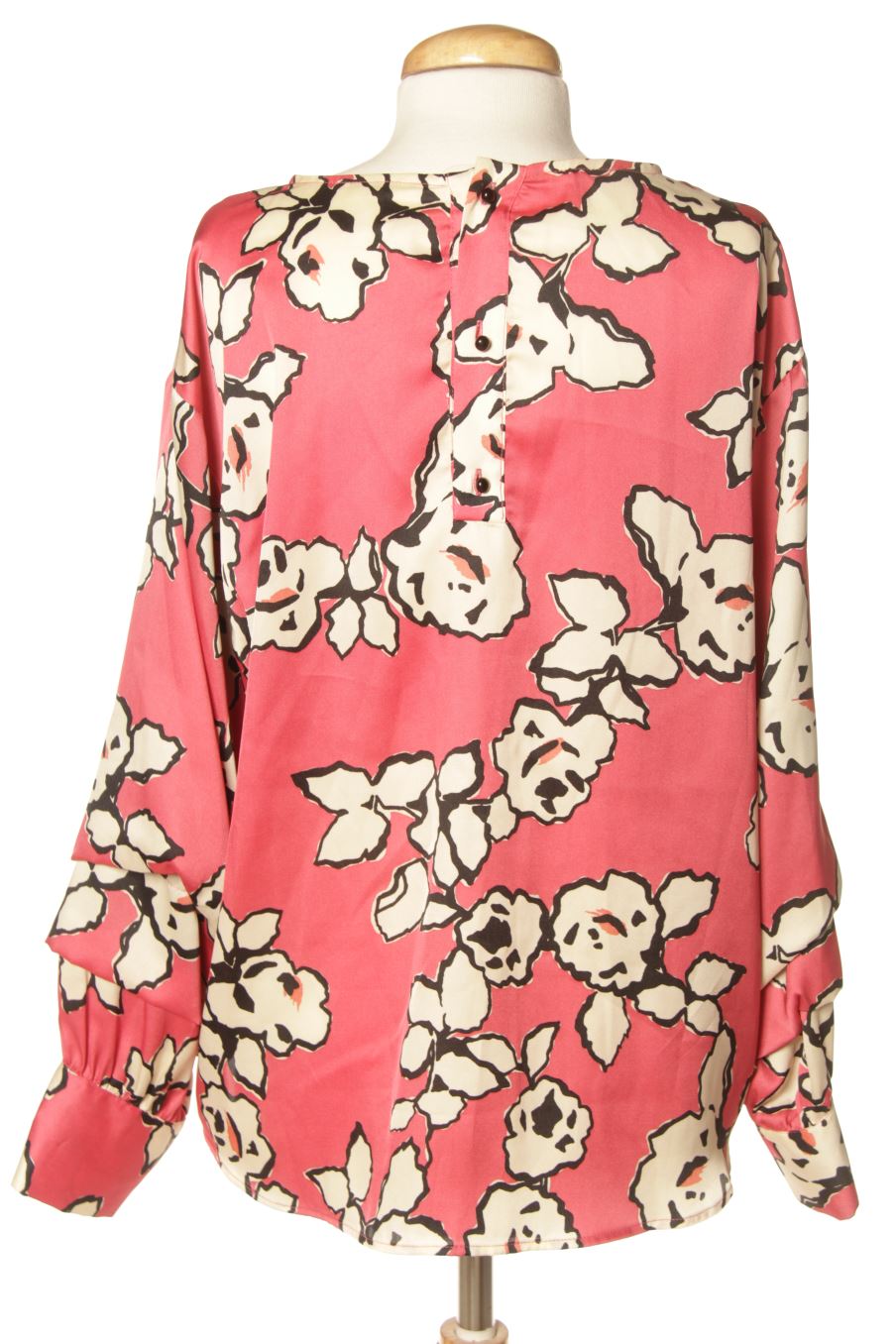 Blouse à manches longues Zara de la taille L, de couleur fleurs