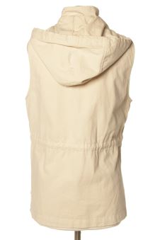 Chaleco de tela S dorado