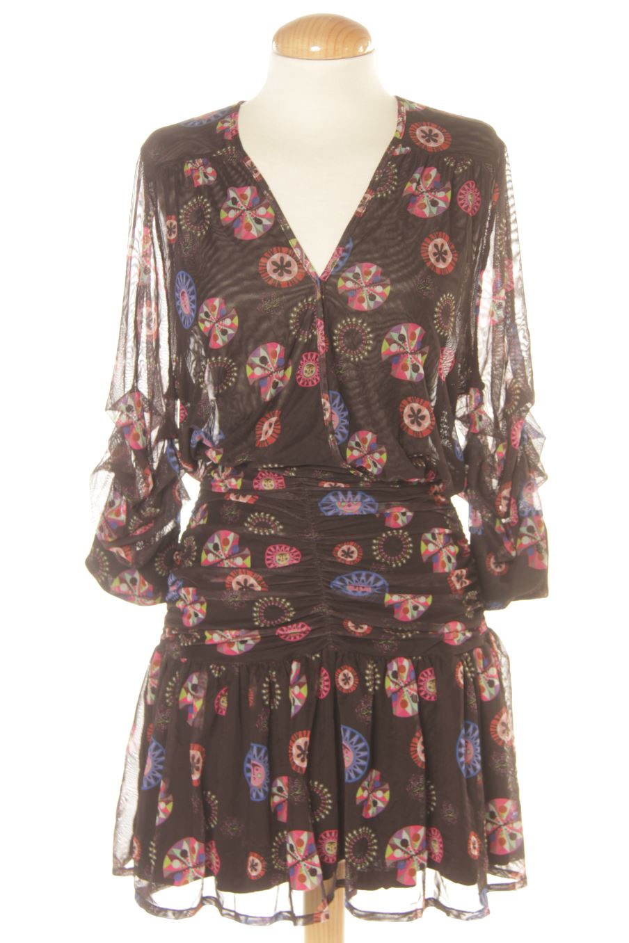 Aufwändiges Kleid von Desigual Größe M, Farbe Aufdruck, für