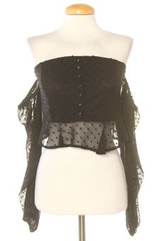 Blouse à manches longues 38 Boohoo