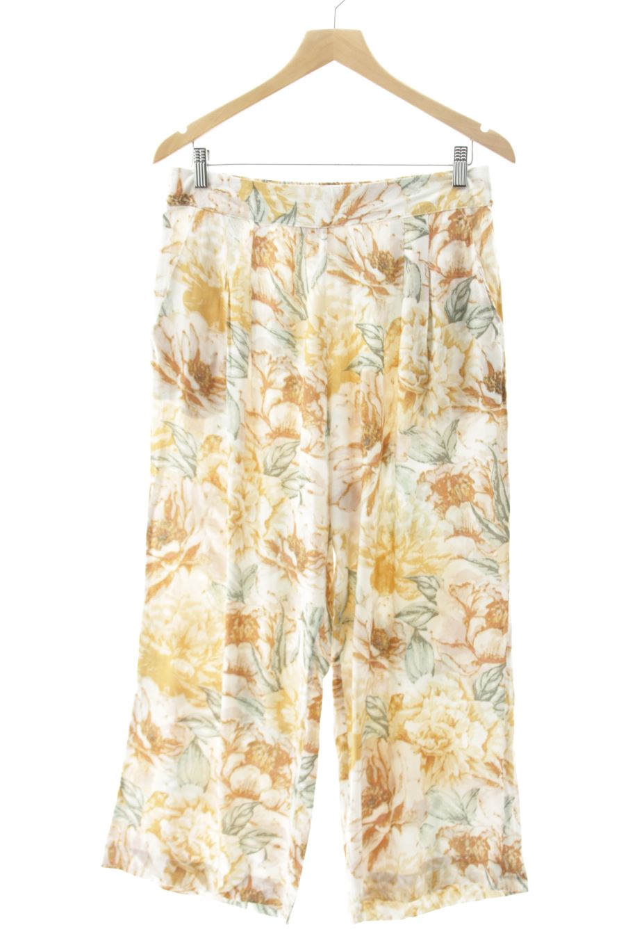 Pantaloni casual de Venca de la talla L, de color stampato