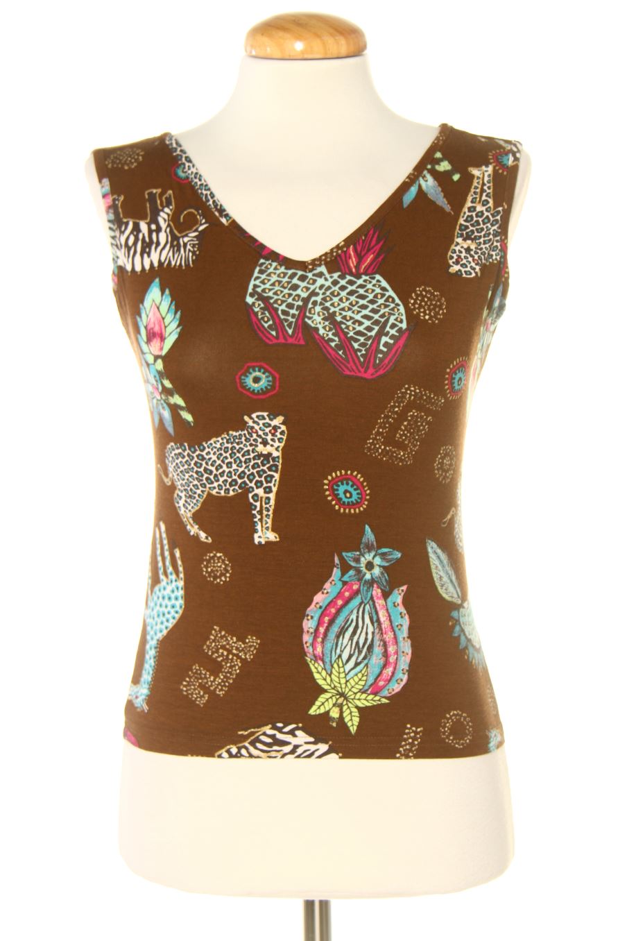 Camiseta de Mariña Riveiro de la talla 38, de color estampado