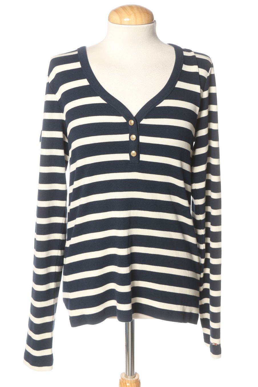 Camiseta manga larga de Tommy Hilfiger de la talla XL, de color rayas