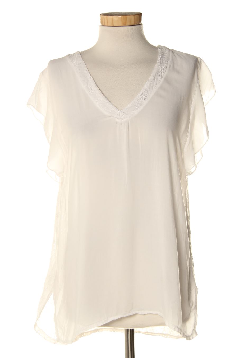Blouse à manches courtes PERCENTIL de la taille M, de couleur blanc