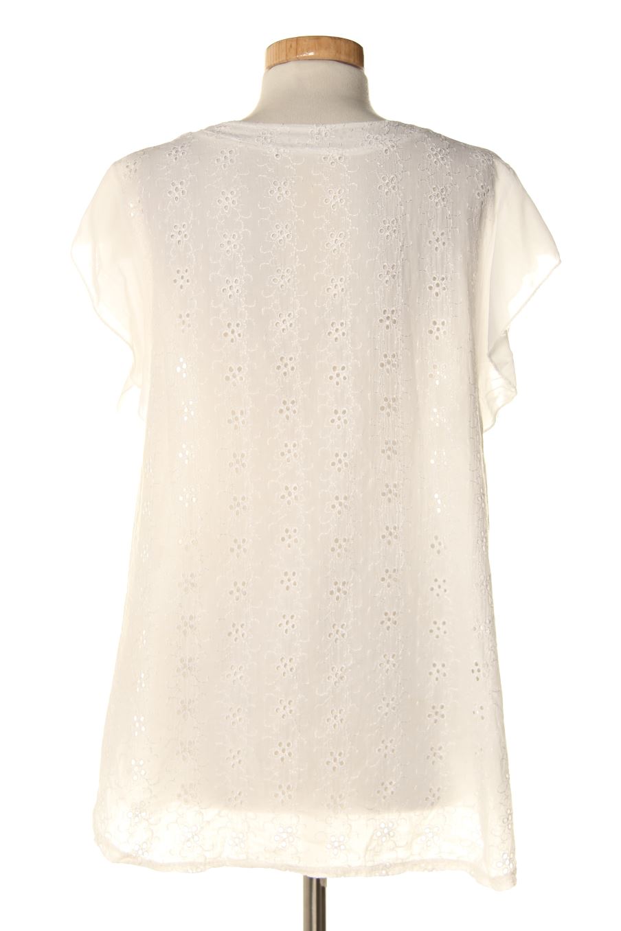 Blouse à manches courtes PERCENTIL de la taille M, de couleur blanc