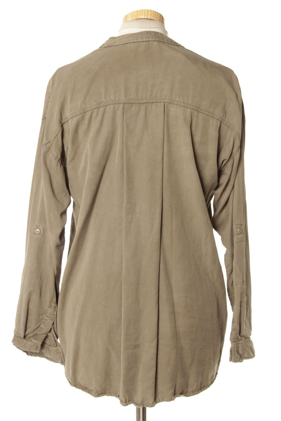 Chemise Zara de la taille XS, de couleur vert