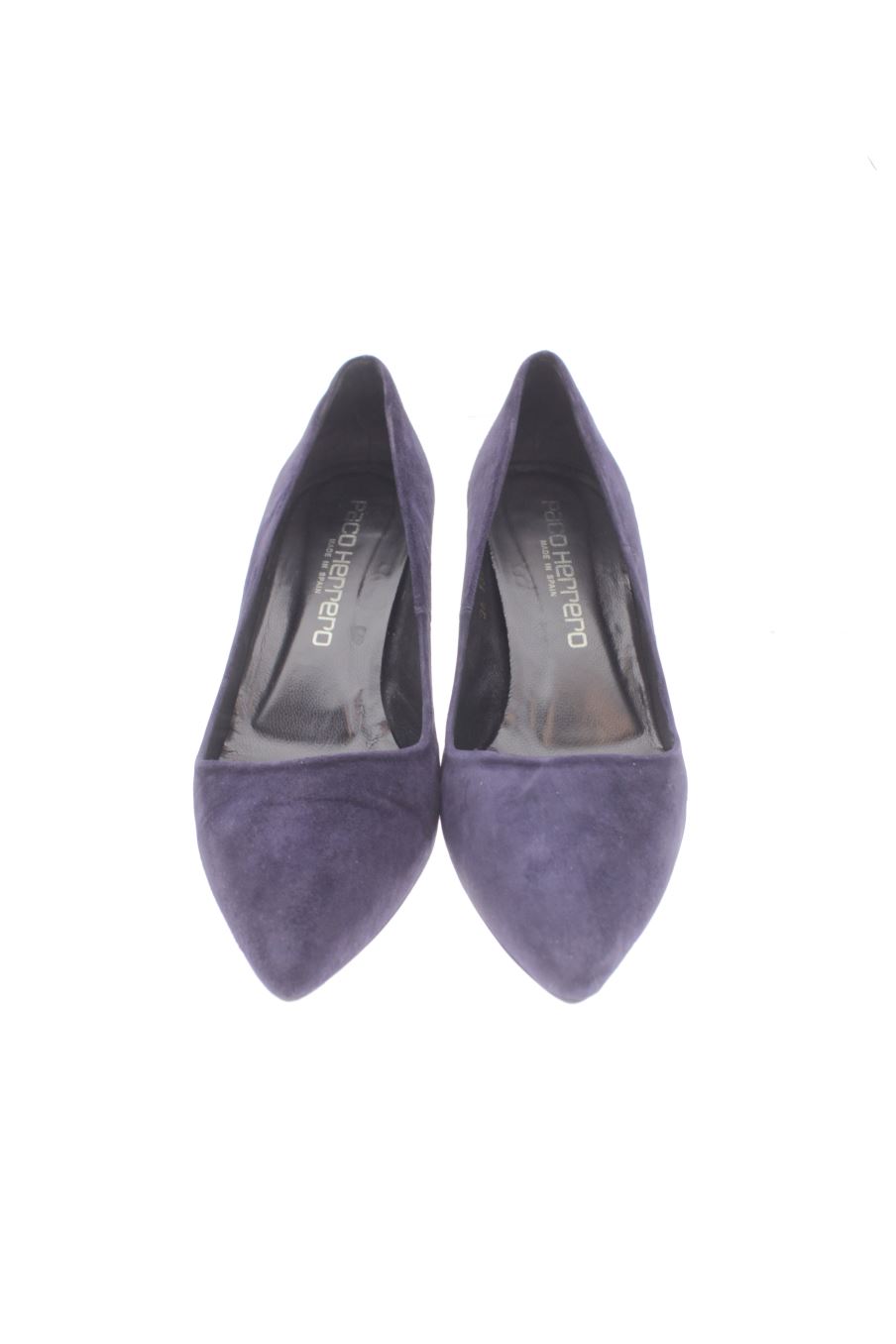 Zapatos de tacon de Paco Herrero de la talla 38, de color azul marino de