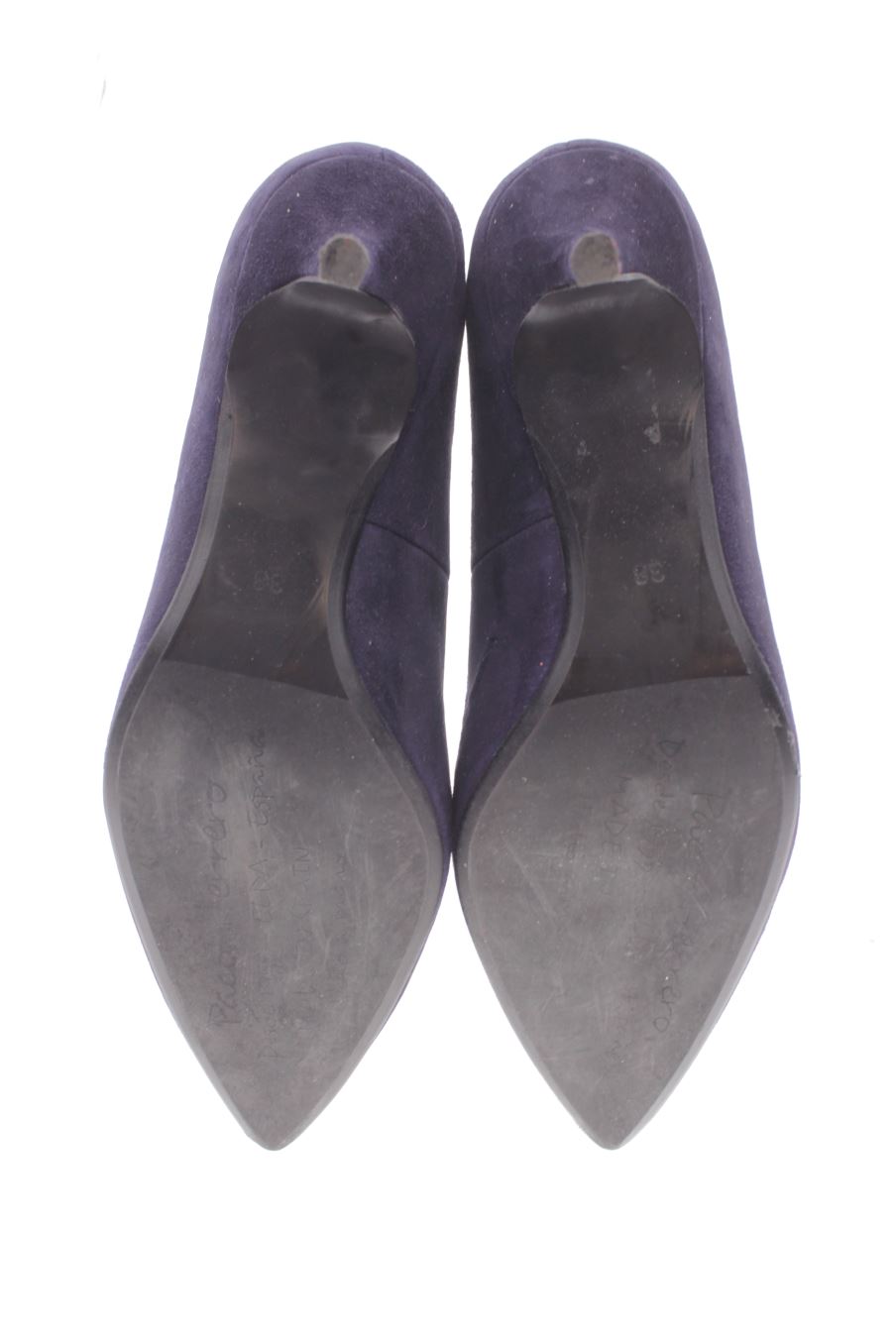 Zapatos de tacon de Paco Herrero de la talla 38, de color azul marino de