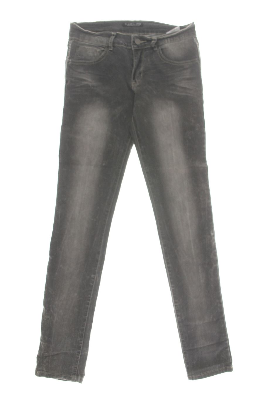 Jeans von Place du jour Größe 38, Farbe Grau, aus Jeanskleidung für