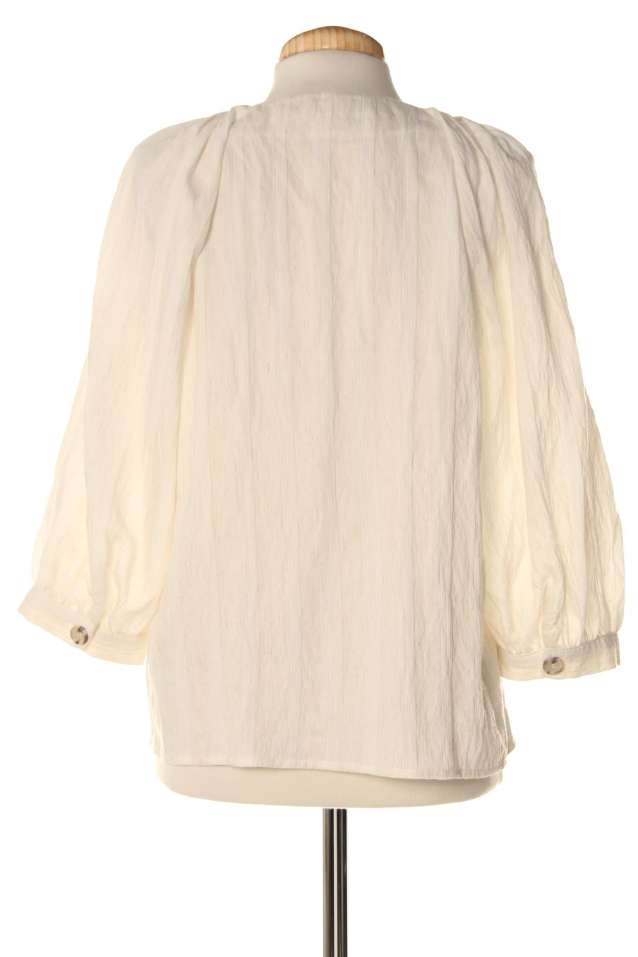 Camisa de salsa de la talla M, de color beige