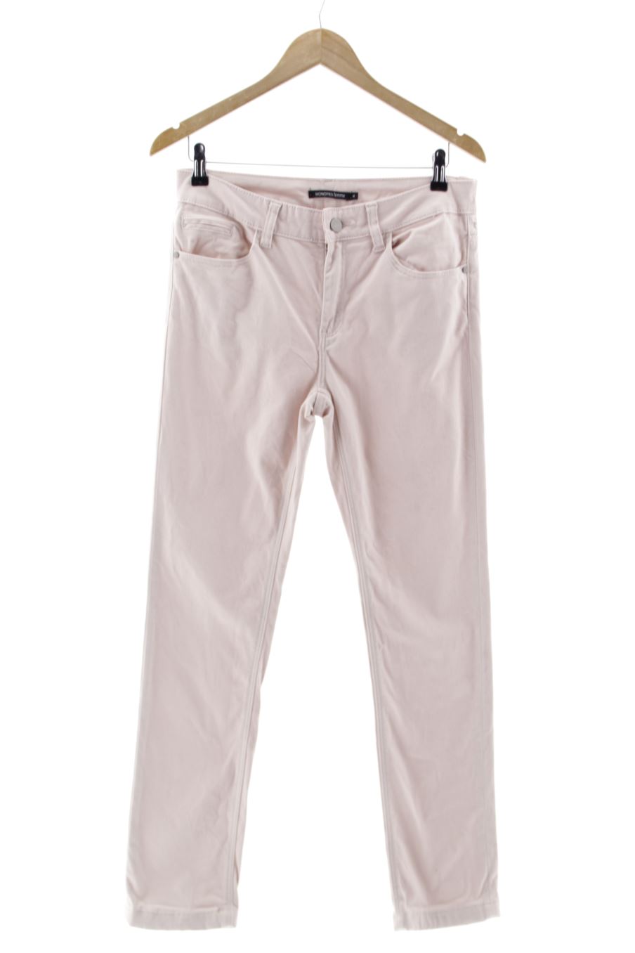 Jeans Monoprix de la taille 40, de couleur rose de denim