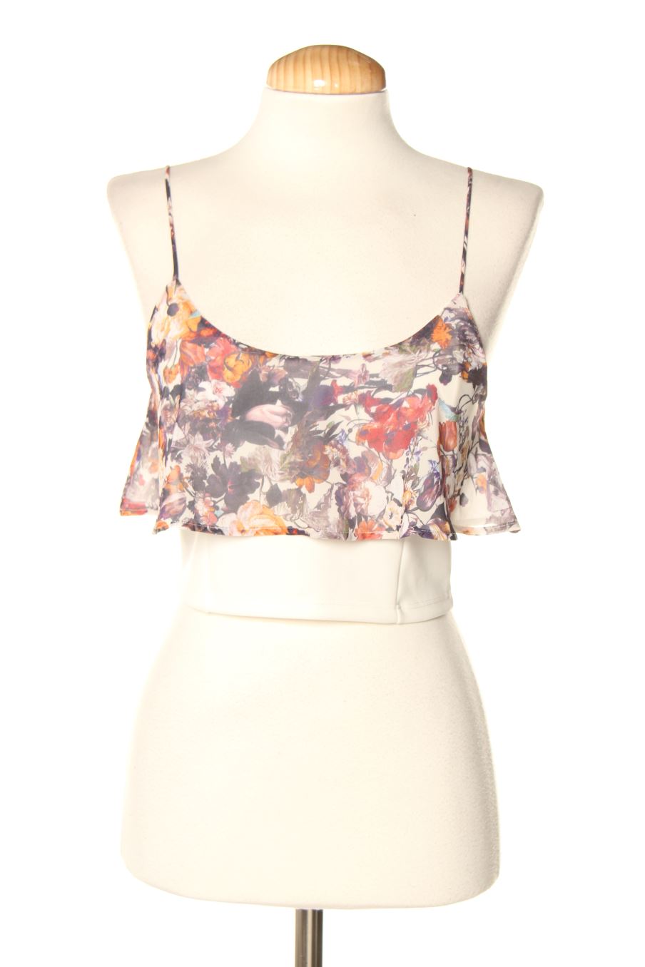 Top de Pull & Bear de la talla S, de color flores