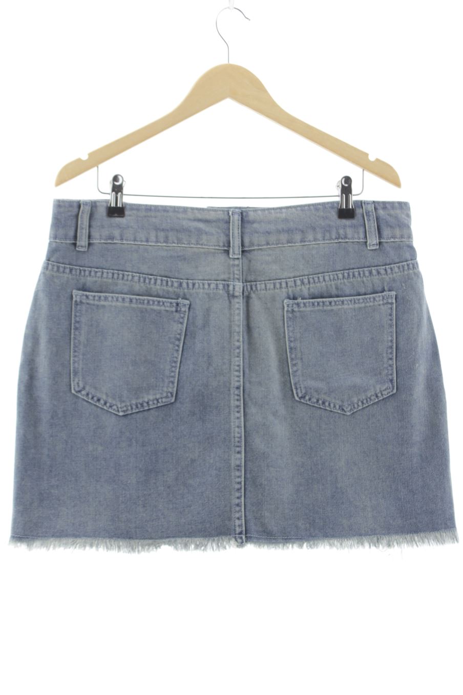 Jupe Romwe de la taille XL, de couleur bleu de denim
