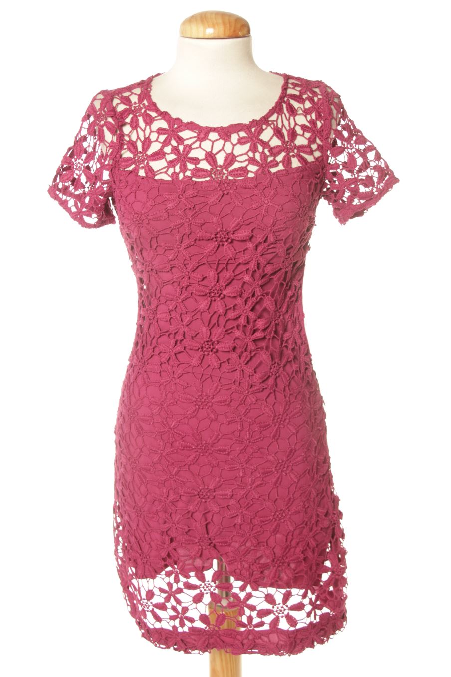 Aufwändiges Kleid von Hollister Größe XS, Farbe Violett, für