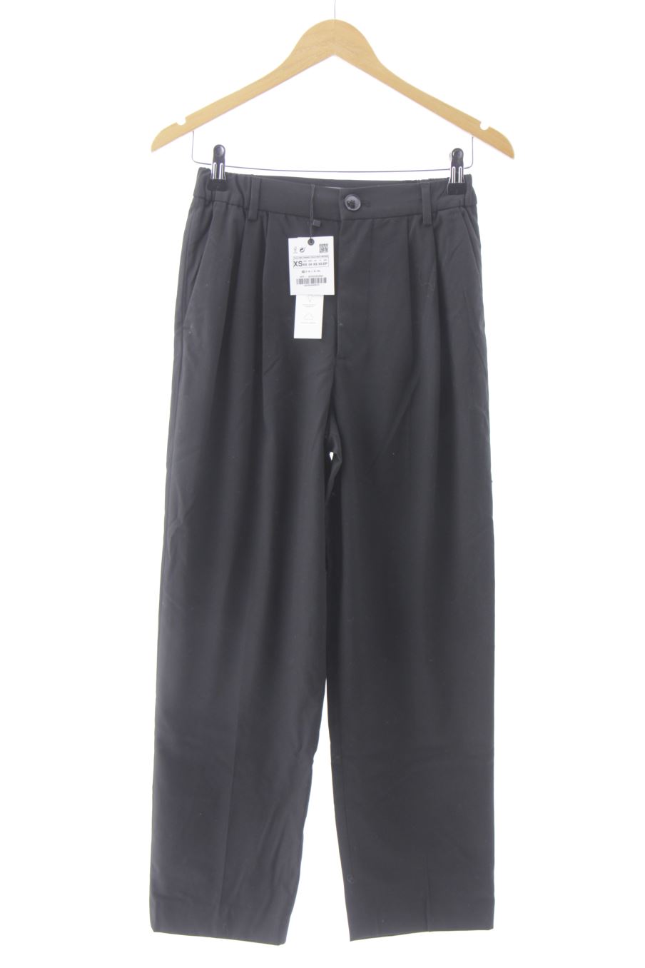 Pantalón de Zara de la talla XS, de color negro