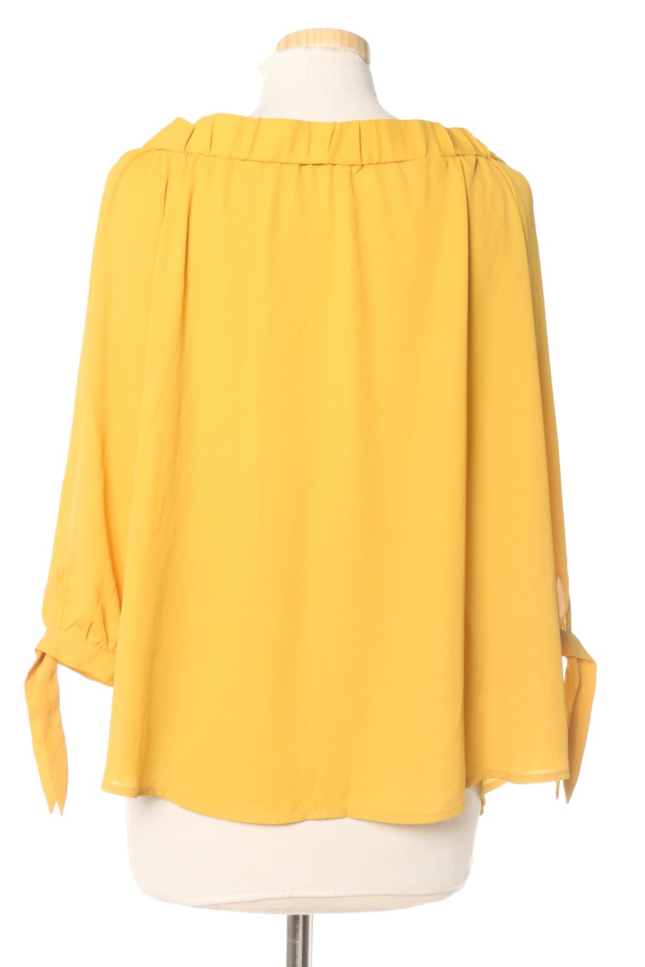 Blouse à manches longues Best Mountain de la taille L, de couleur moutarde