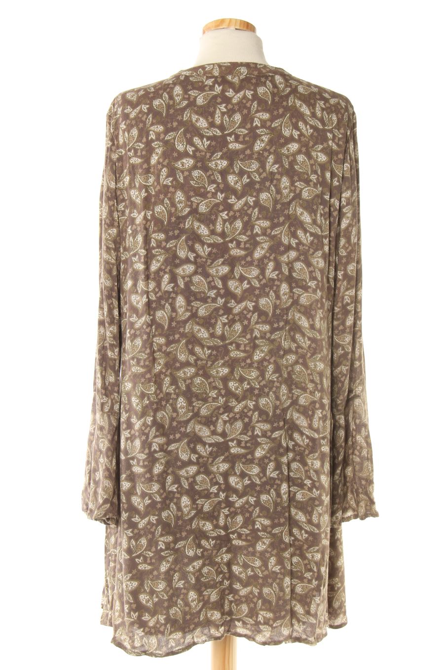 Robe casual Amichi de la taille L, de couleur marron